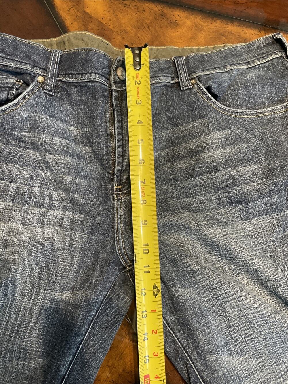 BUFFALO DAVID BITTON 'DRIVEN.X'-Med.Wash Denim, Mens Stght.Leg Jeans-(38×31)